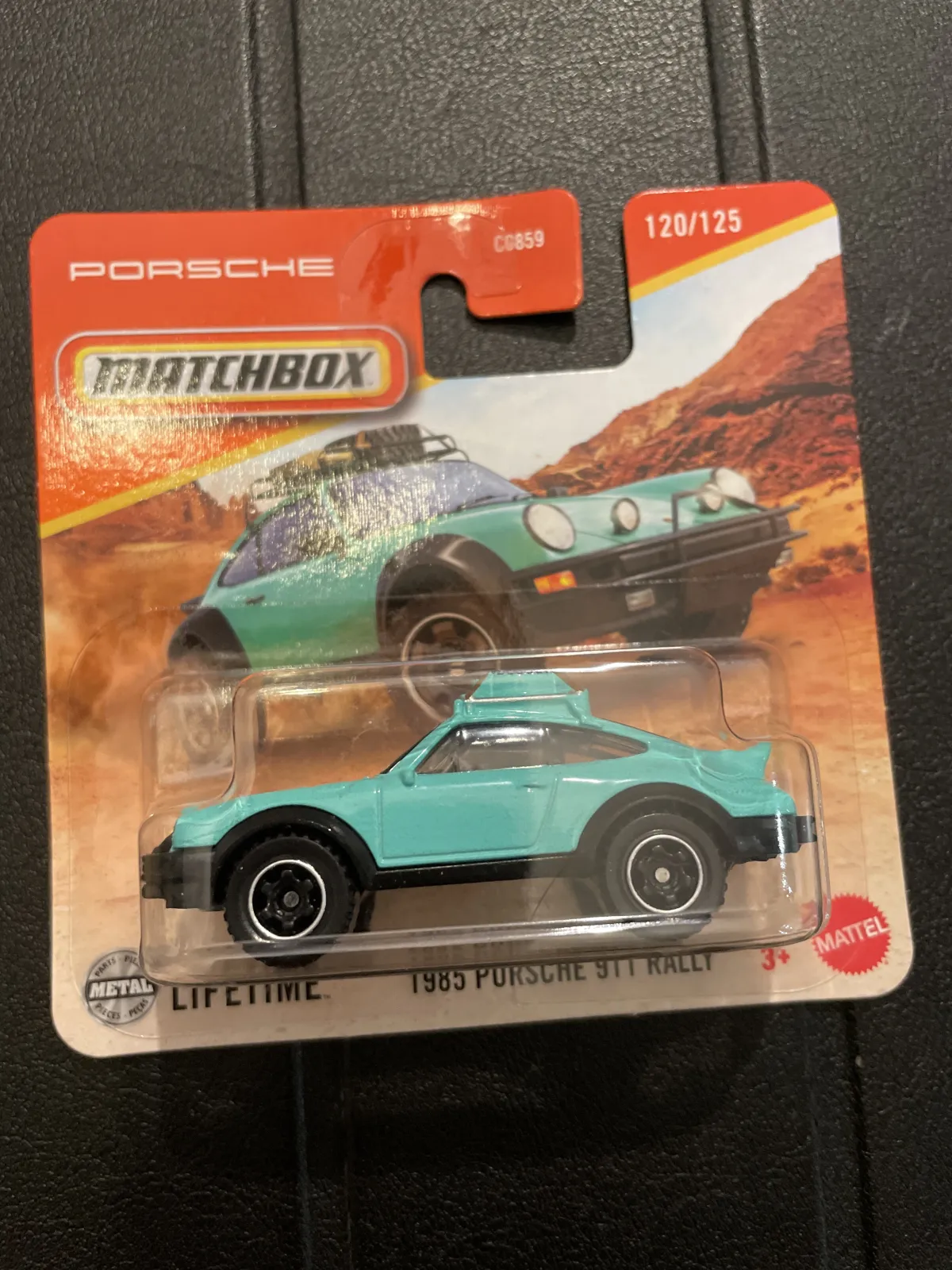 Ma nouvelle acquisition : une Matchbox 1985 Porsche 911 Rally