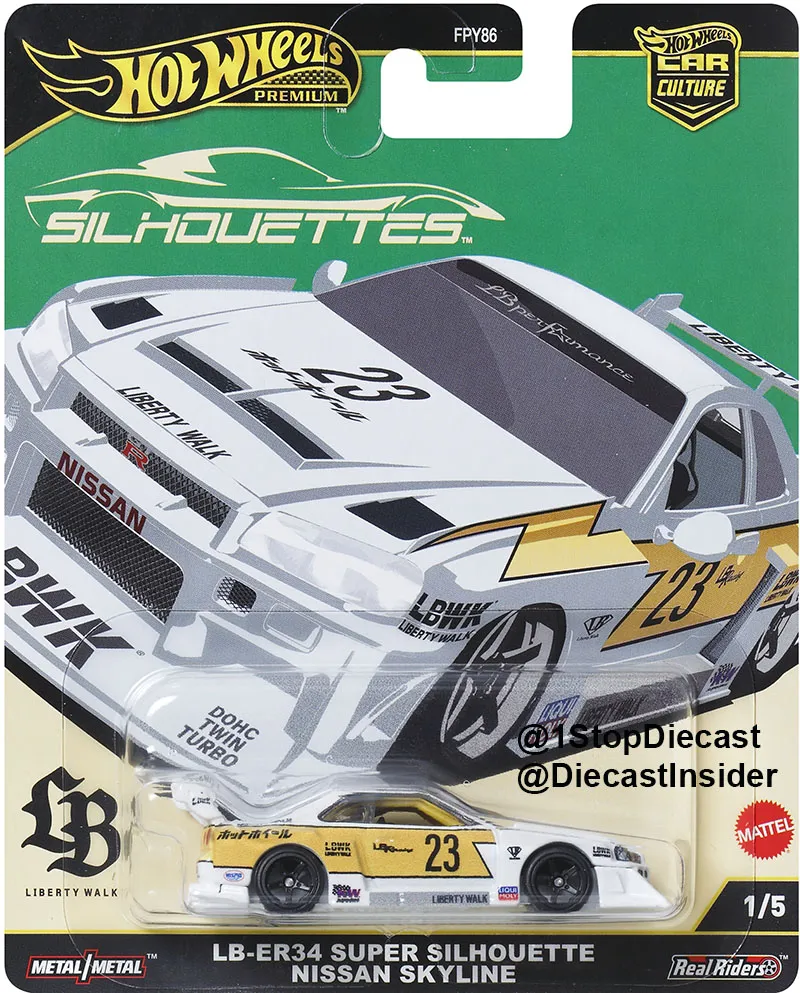 Un coup de cœur pour la Nissan Skyline LIBERTY WALK LBWK de Hot Wheels